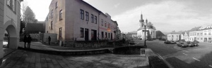 Stavební úpravy dvou domů na náměstí T. G. Masaryka v Úpici